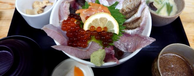 海鮮丼定食